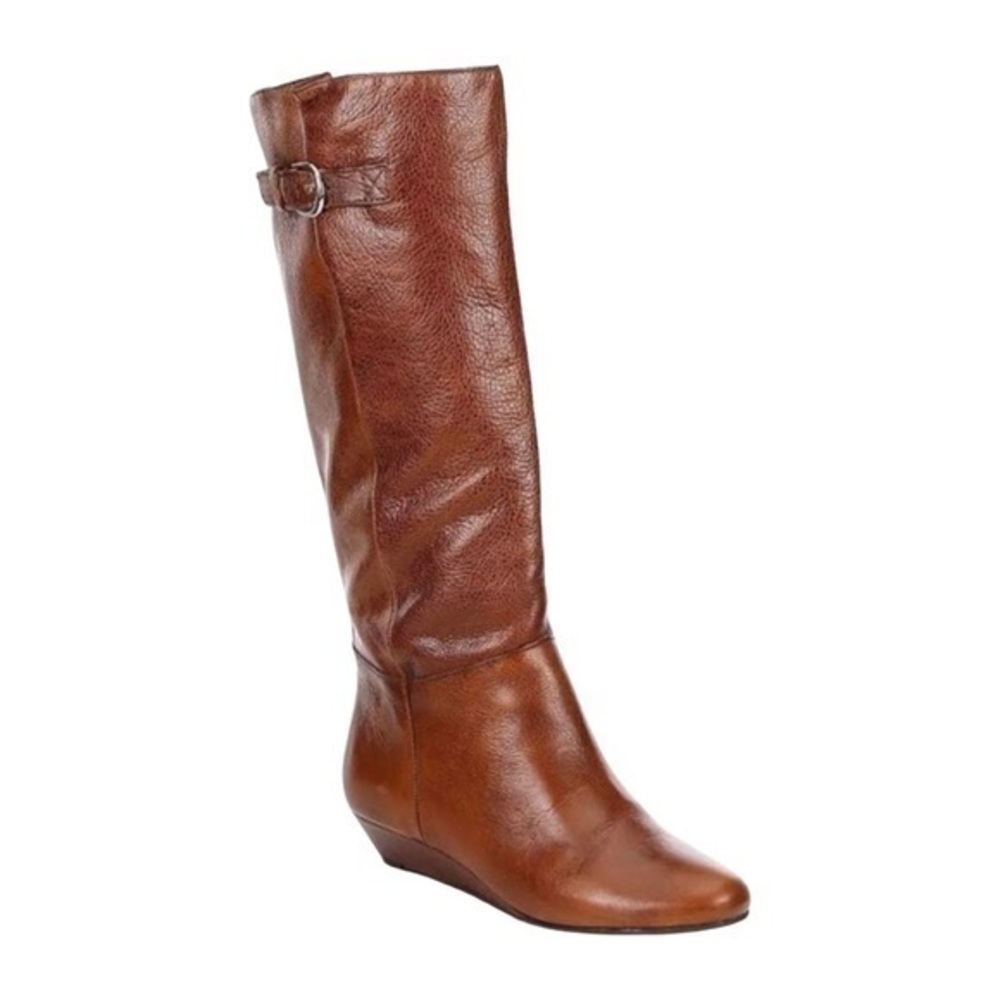 Steven By Steve Madden Women’s Inntense Brown Genuine Cognac Leather Boots